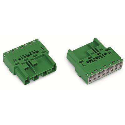 770-1334 by WAGO Corporation - PLUG 4-POLE, GREEN