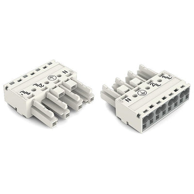 770-224 by WAGO Corporation - SOCKET 4-POLE, WHITE