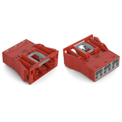 770-2303 by WAGO Corporation - SNAP-IN SOCKET RED