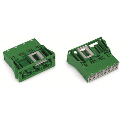 770-2324 by WAGO Corporation - SNAP-IN SOCKET GREEN