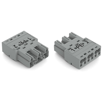 770-253/062-000 by WAGO Corporation - PLUG 3-POLE, GRAY