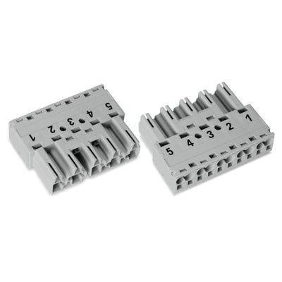 770-255 by WAGO Corporation - PLUG 5-POLE, GRAY