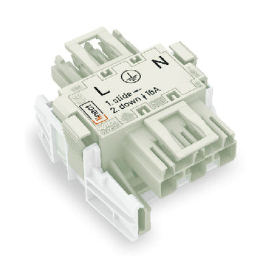 770-6223 by WAGO Corporation - LINECT T-CONNECTOR 3-POLE, WHITE