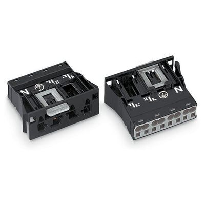 770-714 by WAGO Corporation - SNAP-IN PLUG BLACK
