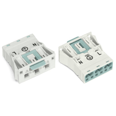 770-733 by WAGO Corporation - SNAP-IN PLUG WHITE