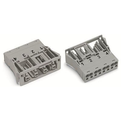 770-744 by WAGO Corporation - SNAP-IN SOCKET GRAY