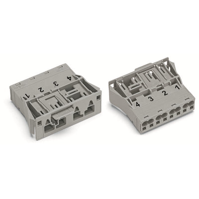 770-754 by WAGO Corporation - SNAP-IN PLUG GRAY