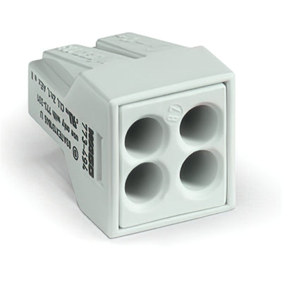773-494 by WAGO Corporation - PUSH WIRE CONNECTOR; 4-CONDUCTOR