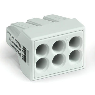 773-496 by WAGO Corporation - PUSH WIRE CONNECTOR; 6-CONDUCTOR