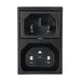 774W-10/02 by Qualtek - IEC 60320 C13/C14 SNAP-IN INLET/