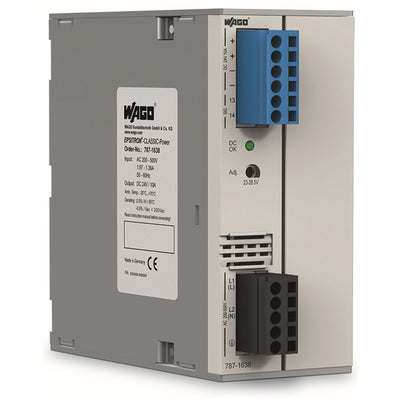 787-1638 by WAGO Corporation - AC/DC DIN RAIL SUPPLY 24V 240W