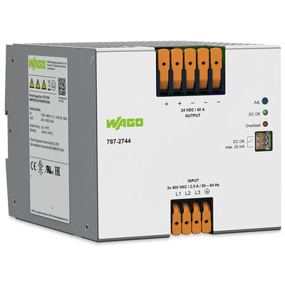 787-2744 by WAGO Corporation - AC/DC DIN RAIL SUPPLY 24V 960W