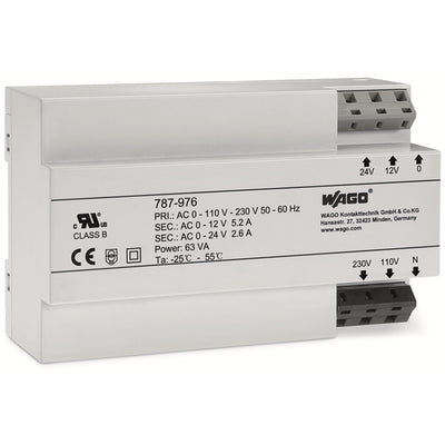 787-976 by WAGO Corporation - AC/DC DIN RAIL SUPPLY 12V