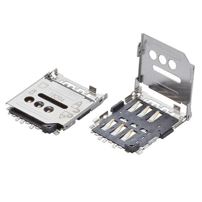 78800-0001-TR300 by Molex - MICRO SIM 1.5MM HT HINGED 6CKT
