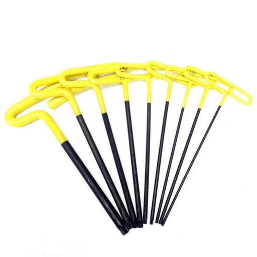 7900-0001 by H&H Industrial Products, Inc. - 9 PC T-HANDLE TORX DRIVER SET
