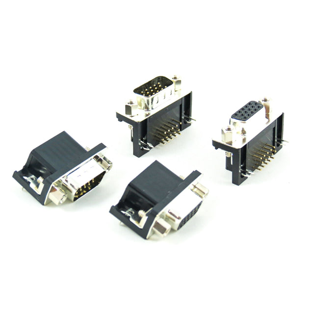 7916-A15FHA by Oupiin - CONNECTOR D-SUB HD RCPT 15P R/A SLDR