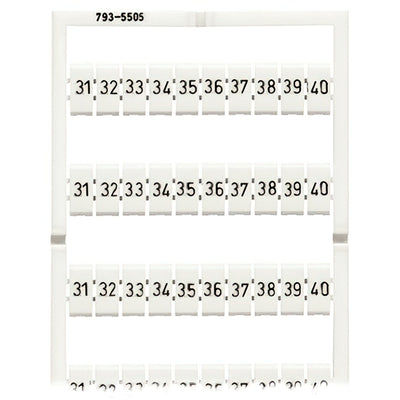 793-5505 by WAGO Corporation - WMB MARKING CARD; AS CARD; MARKE