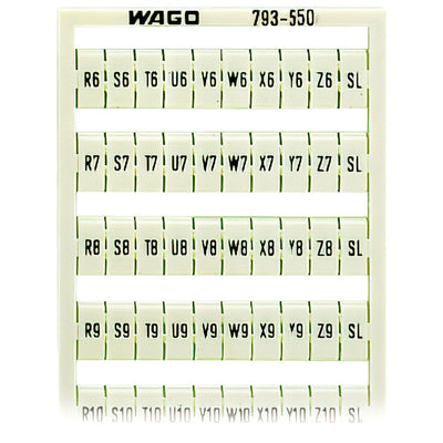 793-550 by WAGO Corporation - WMB MARKING CARD; AS CARD; MARKE