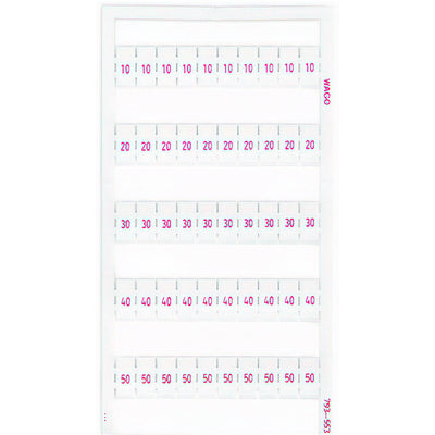 793-553 by WAGO Corporation - WMB MARKING CARD; AS CARD; MARKE