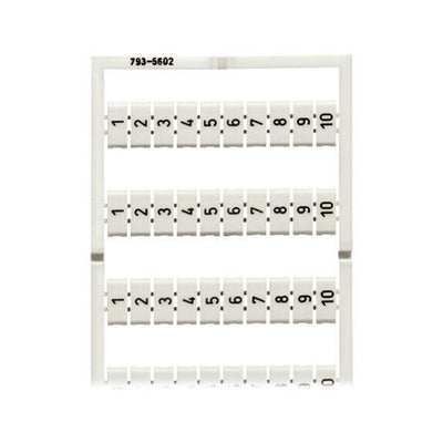 793-5602 by WAGO Corporation - WMB MARKING CARD; AS CARD; MARKE