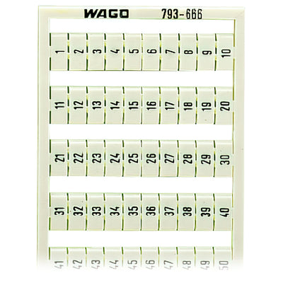 793-666 by WAGO Corporation - WMB MARKING CARD; AS CARD; MARKE