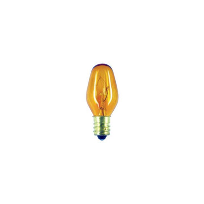 7C7/TA/120V by CEC Industries - C7 120V 7W AMBER