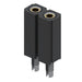 801-43-002-61-001000 by Mill-Max Manufacturing Corp. - CONNECTOR RECPT 2POS 0.1 GOLD PCB