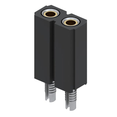 801-93-002-61-001000 by Mill-Max Manufacturing Corp. - CONNECTOR RECPT 2POS 0.1 GOLD PCB