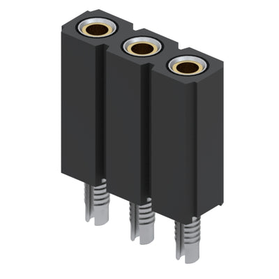801-93-003-61-001000 by Mill-Max Manufacturing Corp. - CONNECTOR RECPT 3POS 0.1 GOLD PCB