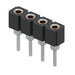 801-93-004-10-002000 by Mill-Max Manufacturing Corp. - CONNECTOR RECPT 4POS 0.1 GOLD PCB