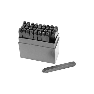 8016-0003 by H&H Industrial Products, Inc. - 3/16"" NUMBER & LETTER STAMP SET
