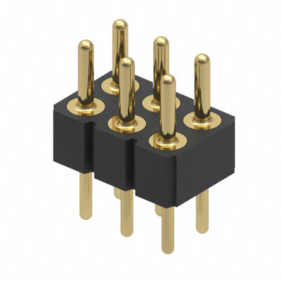 802-10-006-10-002000 by Mill-Max Manufacturing Corp. - CONNECTOR HEADER VERT 6POS 2.54MM
