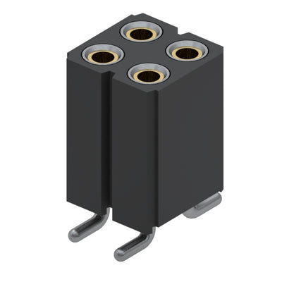 803-43-004-30-001000 by Mill-Max Manufacturing Corp. - CONNECTOR RECPT 4POS 0.1 GOLD SMD