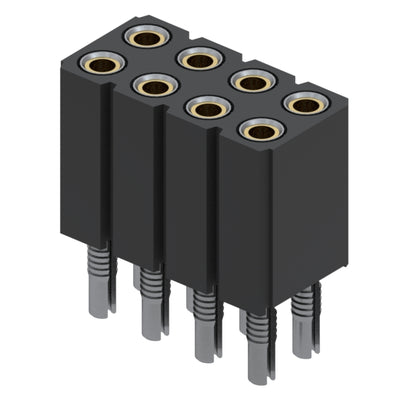 803-43-008-62-001000 by Mill-Max Manufacturing Corp. - CONNECTOR RECPT 8POS 0.1 GOLD PCB