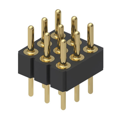 804-10-009-10-002000 by Mill-Max Manufacturing Corp. - CONNECTOR HEADER VERT 9POS 2.54MM