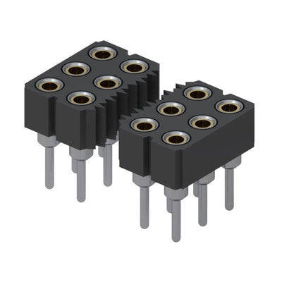 805-43-075-10-012000 by Mill-Max Manufacturing Corp. - CONNECTOR RECPT 75POS 0.1 GOLD PCB