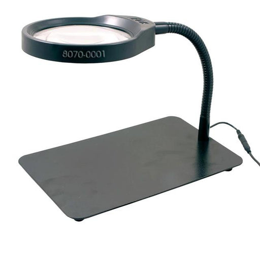 8070-0001 by H&H Industrial Products, Inc. - 8X DESK TOP LED LIGHT MAGNIFIER