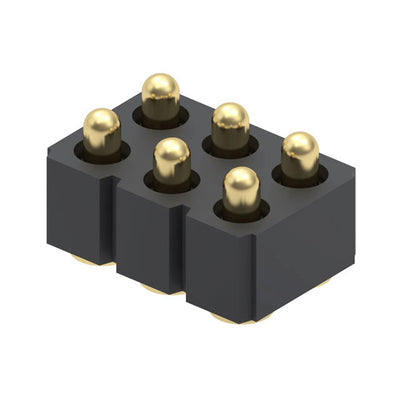 813-22-006-30-001101 by Mill-Max Manufacturing Corp. - CONNECTOR SPRING PISTON 6POS SMD