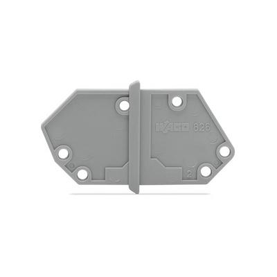 826-158 by WAGO Corporation - END PLATE; SNAP-FIT TYPE; 1.5 MM