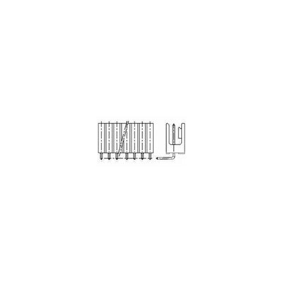 829163-4 by TE Connectivity - 4P MOD II SHROUDED HEADER, RT AN