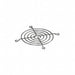 8449 by Keystone Electronics - GUARD FINGER FOR 2 1/2"" FAN MET