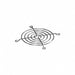 8450 by Keystone Electronics - GUARD FINGER FOR 3 1/8"" FAN MET