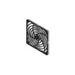 8463 by Keystone Electronics - GUARD FAN FOR 4 1/2"" FAN PLASTIC