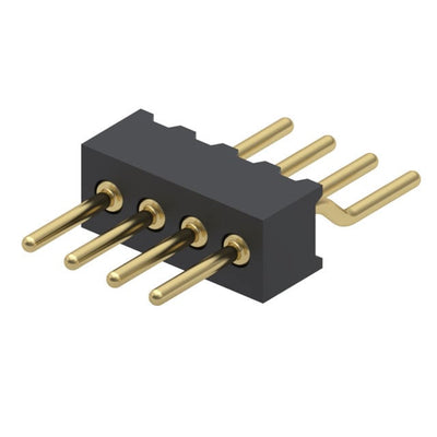 850-10-004-40-001000 by Mill-Max Manufacturing Corp. - CONNECTOR HEADER SMD R/A 4POS 1.27MM