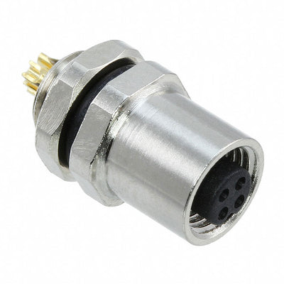 851-004-203R004 by NorComp Inc. - CONNECTOR PLUG FMALE 4P GOLD SLDR CUP
