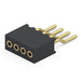 851-13-004-40-001000 by Mill-Max Manufacturing Corp. - CONNECTOR RECPT 4POS 0.05 GOLD SMD R/A