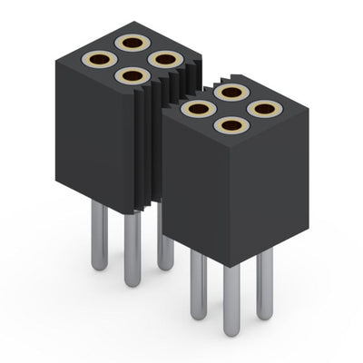 853-43-100-10-001000 by Mill-Max Manufacturing Corp. - CONNECTOR RECPT 100POS 0.05 GOLD PCB