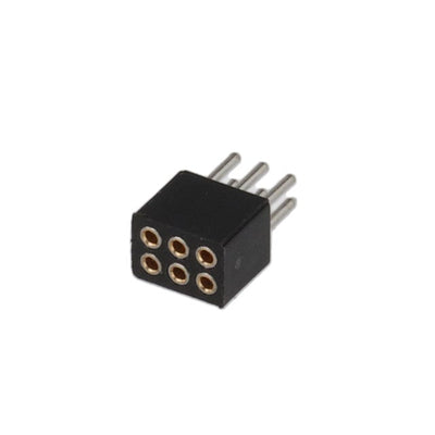 853-47-006-10-001000 by Mill-Max Manufacturing Corp. - CONNECTOR RECPT 6POS 0.05 GOLD PCB