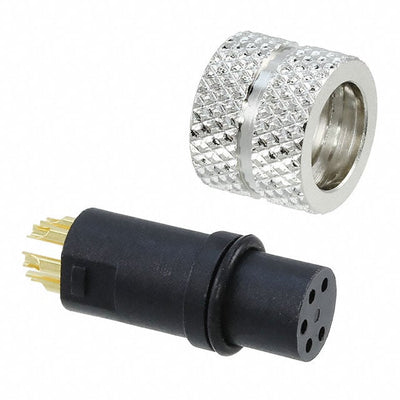 854-005-203RLS4 by NorComp Inc. - CONNECTOR PLUG FMALE 5P GOLD SLDR CUP