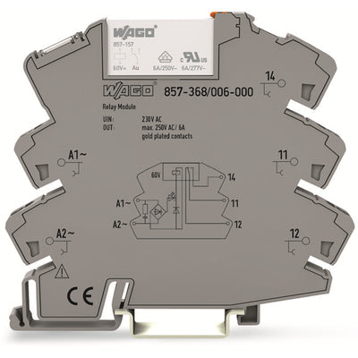 857-368/006-000 by WAGO Corporation - RELAY GEN PURPOSE SPDT 6A 230V